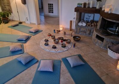 Atelier de relaxation avec bols tibétains animé par Sylvie Ducommun