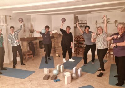 Atelier de mobilisation douce animé par Sylvie Ducommun