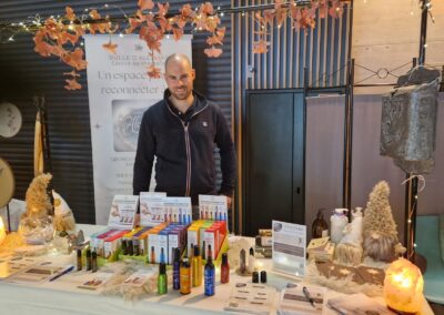 Stand de la Bulle d'Alchimie au salon des fées 2026 à Couvet